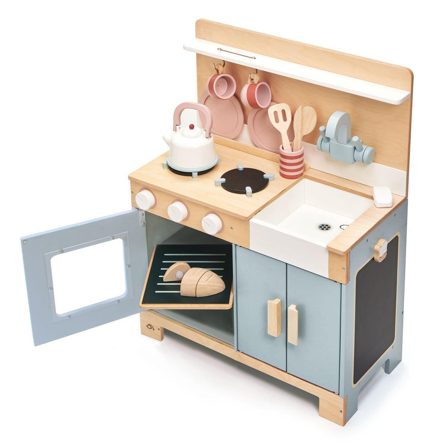 Kisszakács konyhabútor, prémium minőségű fából - Mini Chef Home Kitchen - teljes főző készlet - Tender Leaf Toys-Tender Leaf Toys-2-Játszma.ro - A maradandó élmények boltja