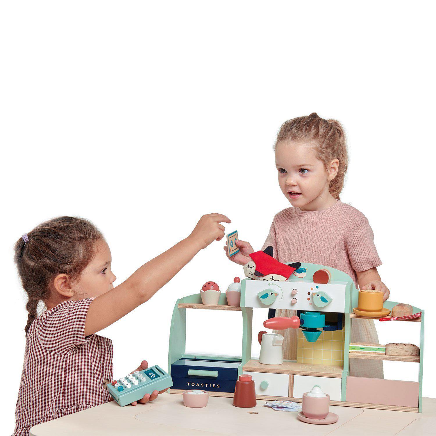 Play Pay készlet, prémium minőségű fából - Play Pay pack - 21 darab - Tender Leaf Toys-Tender Leaf Toys-2-Játszma.ro - A maradandó élmények boltja