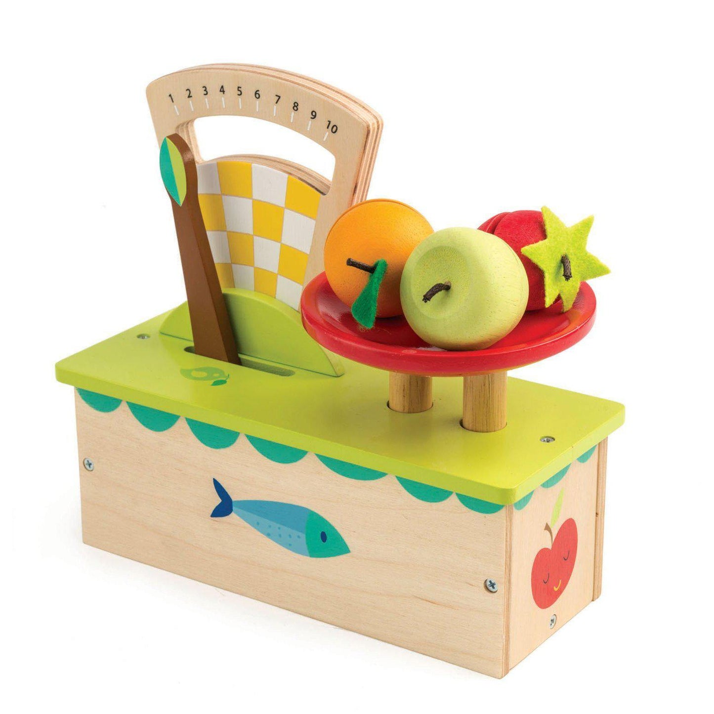 Mérleg, prémium minőségű fából - Weighing Scales - 4 darab - Tender Leaf Toys-Tender Leaf Toys-2-Játszma.ro - A maradandó élmények boltja