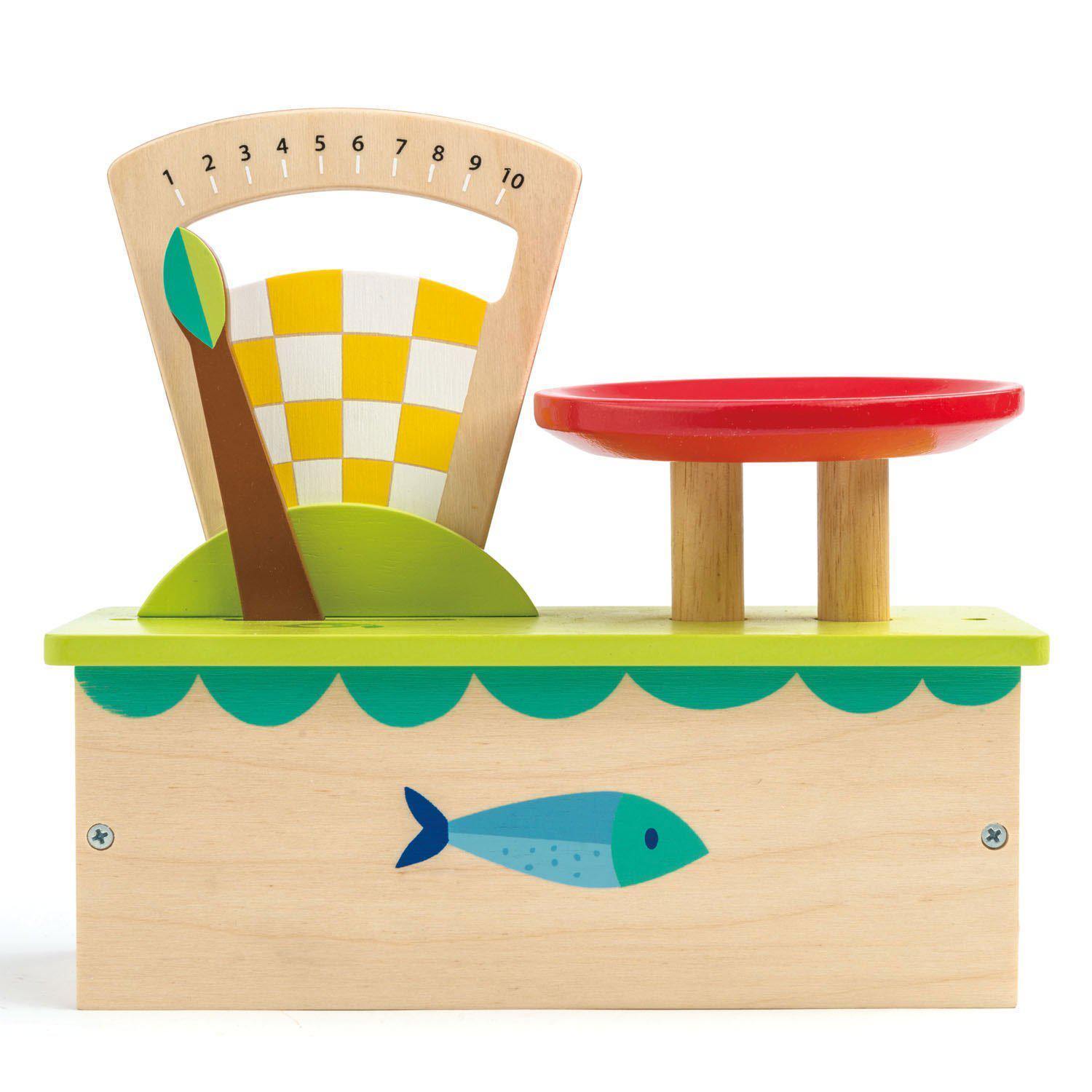 Mérleg, prémium minőségű fából - Weighing Scales - 4 darab - Tender Leaf Toys-Tender Leaf Toys-3-Játszma.ro - A maradandó élmények boltja