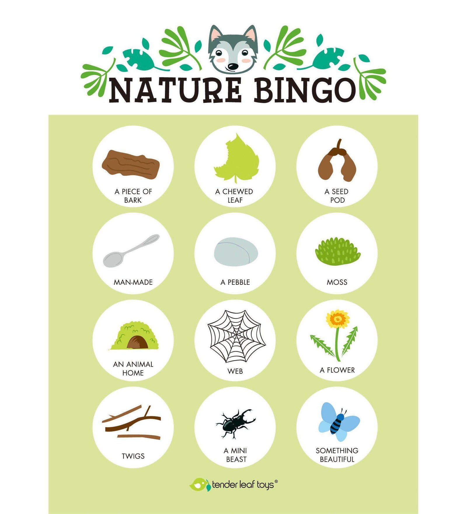 Erdei kiránduló készlet, prémium minőségű fából - Forest Trail Kit - 10 darab - Tender Leaf Toys-Tender Leaf Toys-2-Játszma.ro - A maradandó élmények boltja