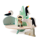 Úszó jéghegy, prémium minőségű fából - Balancing Polar Circle - 9 darab - Tender Leaf Toys-Tender Leaf Toys-2-Játszma.ro - A maradandó élmények boltja