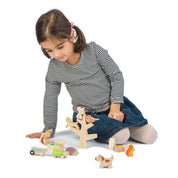 Fán lakó állatok, prémium minőségű fából - Stacking Garden Friends - 16 darab - Tender Leaf Toys-Tender Leaf Toys-4-Játszma.ro - A maradandó élmények boltja
