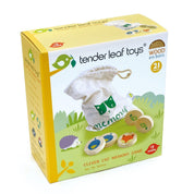 Okosmacska memória játéka, prémium minőségű fából - Clever Cat Memory - 21 darab - Tender Leaf Toys-Tender Leaf Toys-1-Játszma.ro - A maradandó élmények boltja