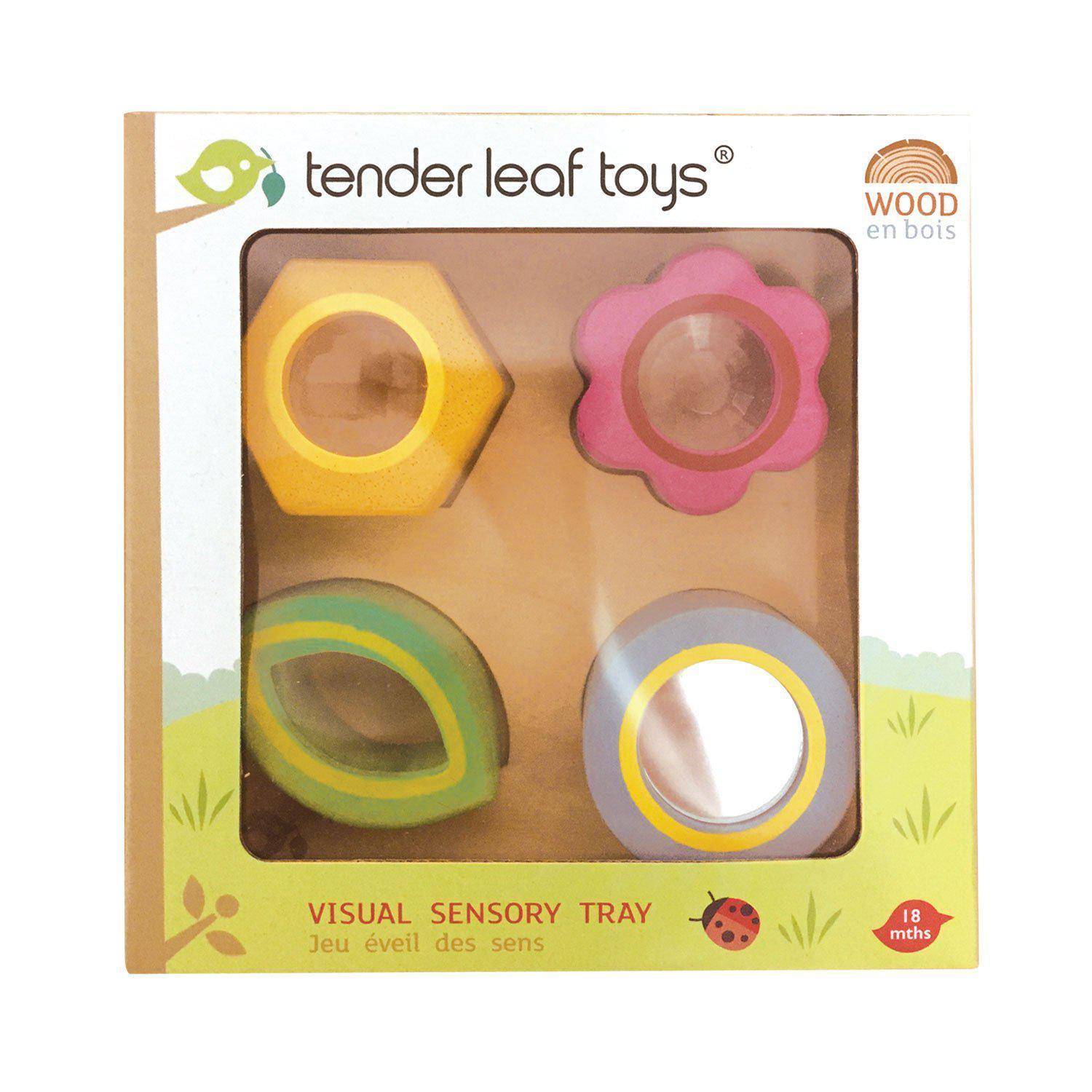 Vizuális érzékszervi tálka, prémium minőségű fából - Audio Sensory Tray - 5 darab - Tender Leaf Toys-Tender Leaf Toys-1-Játszma.ro - A maradandó élmények boltja