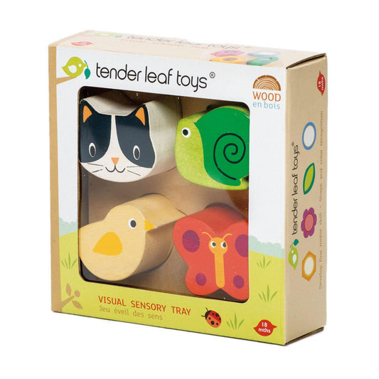 Tapintó érzékszervi tálka, prémium minőségű fából - Touch Sensory Tray - 5 darab - Tender Leaf Toys-Tender Leaf Toys-1-Játszma.ro - A maradandó élmények boltja