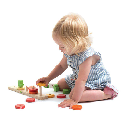 Murokszámoló, prémium minőségű fából - Counting Carrots - 16 darab - Tender Leaf Toys-Tender Leaf Toys-4-Játszma.ro - A maradandó élmények boltja