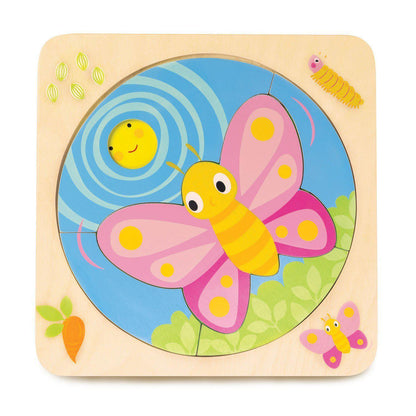 Oktató puzzle A pillangó fejlődése, prémium minőségű fából - Butterfly Life 4in1 - Tender Leaf Toys-Tender Leaf Toys-1-Játszma.ro - A maradandó élmények boltja