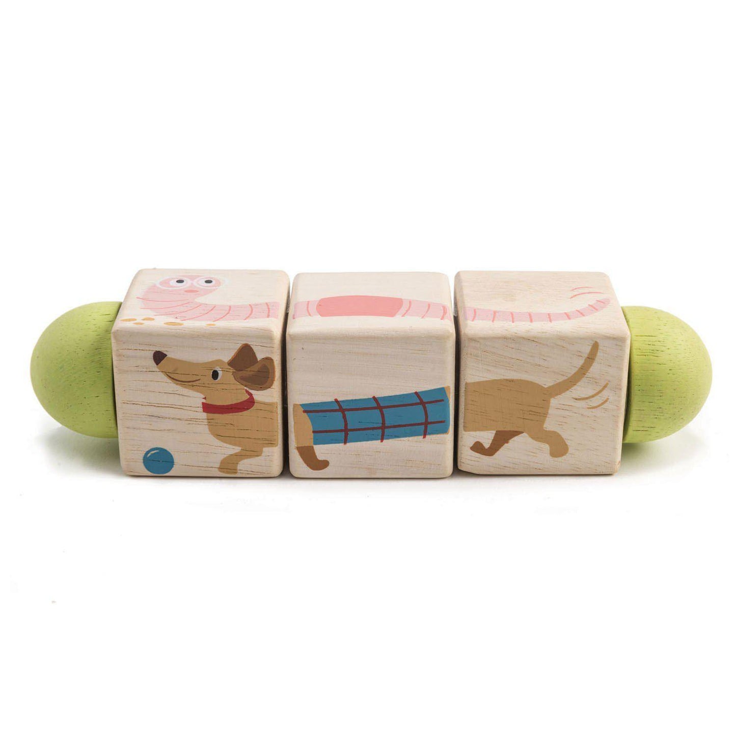 Forgó állatos kockák, prémium minőségű fából - Twisting Cubes - Tender Leaf Toys-Tender Leaf Toys-3-Játszma.ro - A maradandó élmények boltja