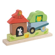 3D kerti mágneses puzzle, prémium minőségű fából - Garden Magnetic Puzzle 3D - 9 darab - Tender Leaf Toys-Tender Leaf Toys-2-Játszma.ro - A maradandó élmények boltja