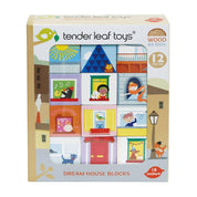 Álomház kockák, prémium minőségű fából - Dream House Blocks - 12 darab - Tender Leaf Toys-Tender Leaf Toys-1-Játszma.ro - A maradandó élmények boltja