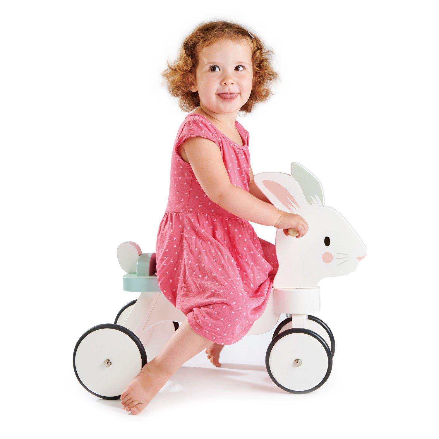 4 kerekű nyuszis járóka - Running Rabbit Ride on - Tender Leaf Toys-Tender Leaf Toys-3-Játszma.ro - A maradandó élmények boltja
