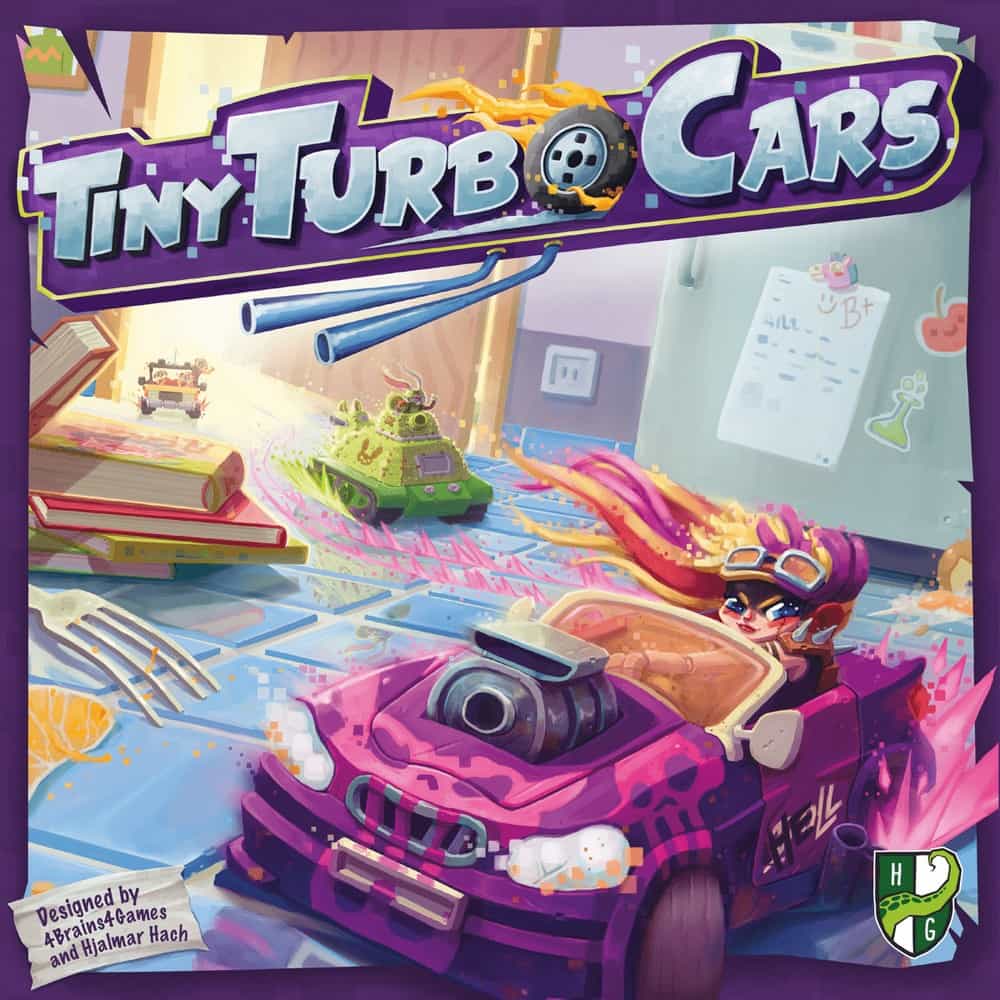 Tiny Turbo Cars angol nyelvű társasjáték