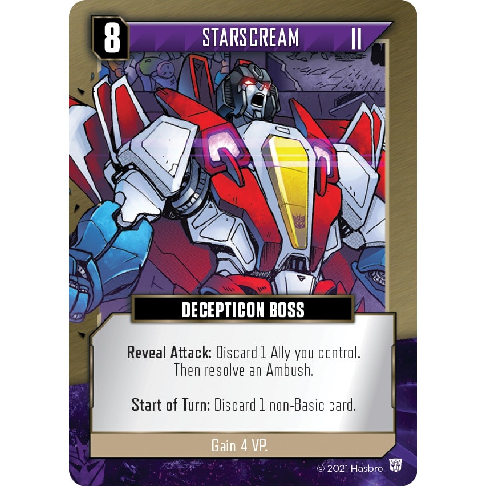 Transformers Deck-Building Game angol nyelvű társasjáték