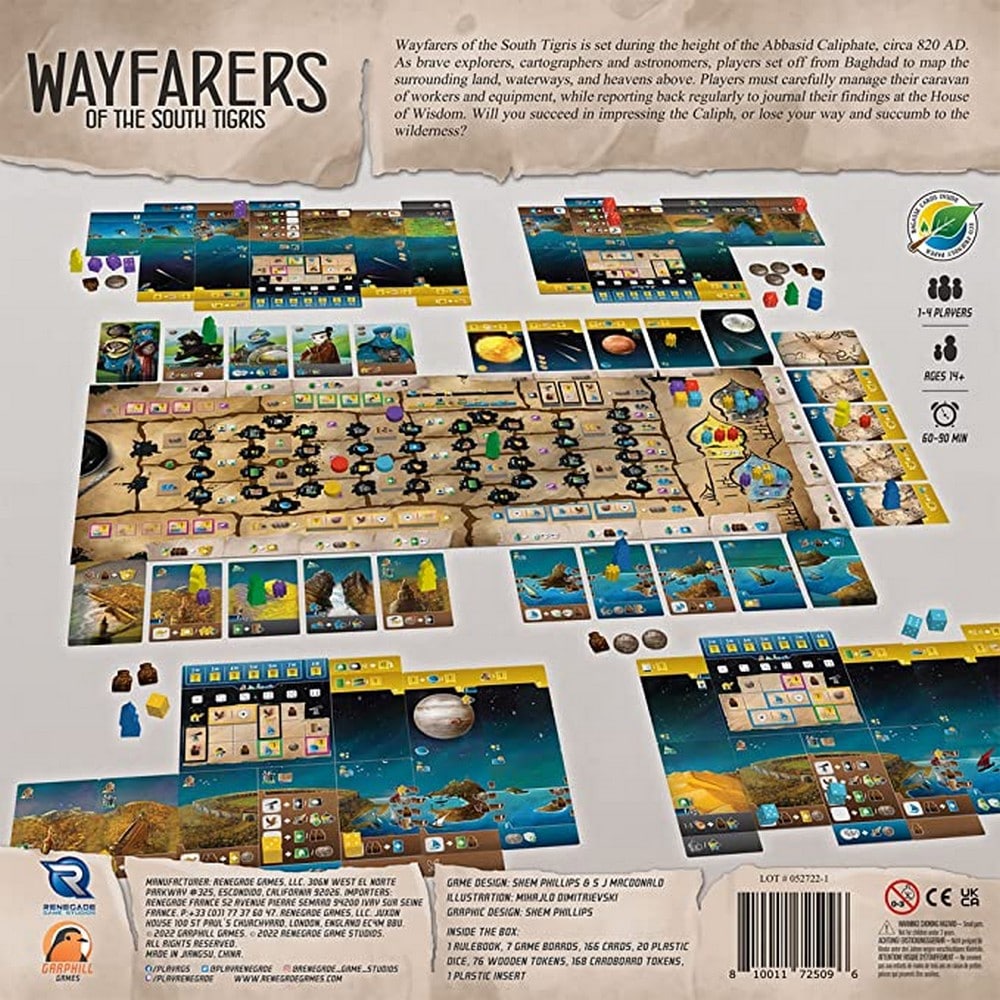 Wayfarers of the South Tigris angol nyelvű társasjáték