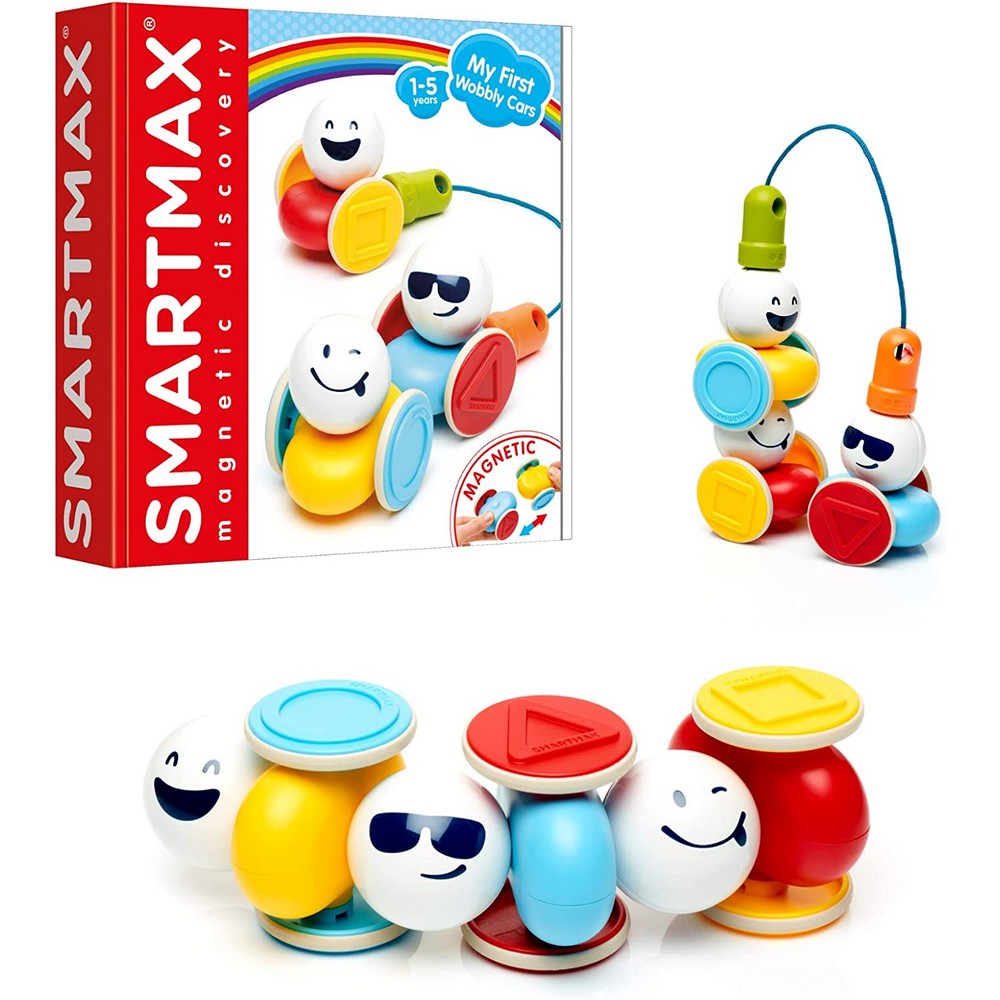SmartMax First My Wobbly Cars STEM szórakozás 1-5 éves korig