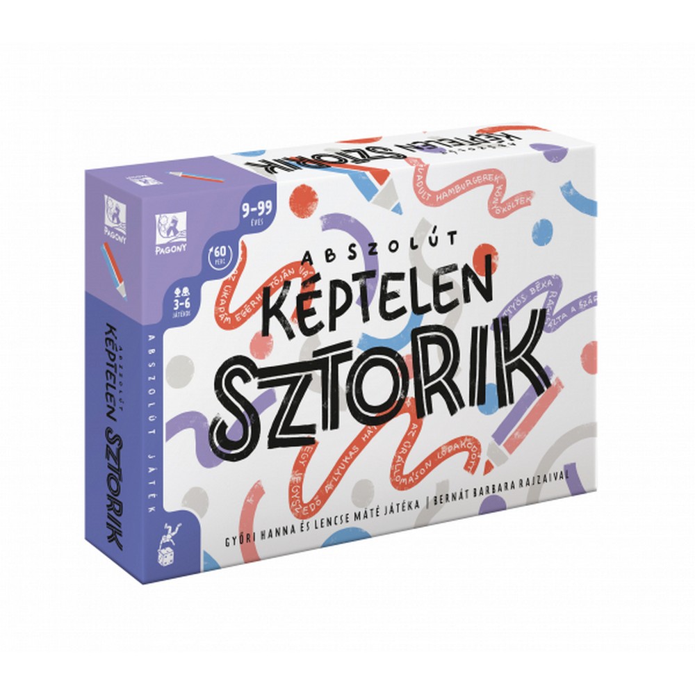 Abszolút képtelen sztorik, magyar nyelvű társasjáték