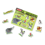 Melissa & Doug Hangos puzzle, Állatkert - Játszma.ro - A maradandó élmények boltja
