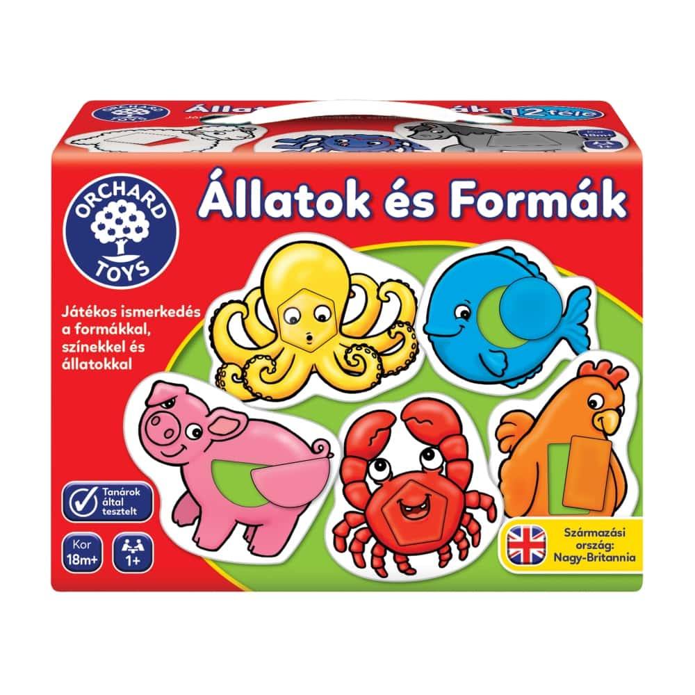 Állatok és formák magyar nyelvű társasjáték