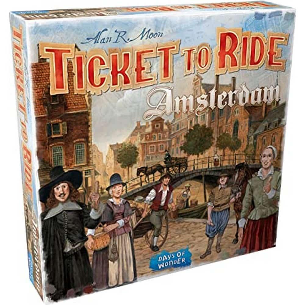 Ticket to Ride Amsterdam angol nyelvű társasjáték