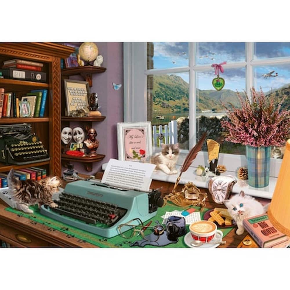 1000 darabos Puzzle, At the Writing Table