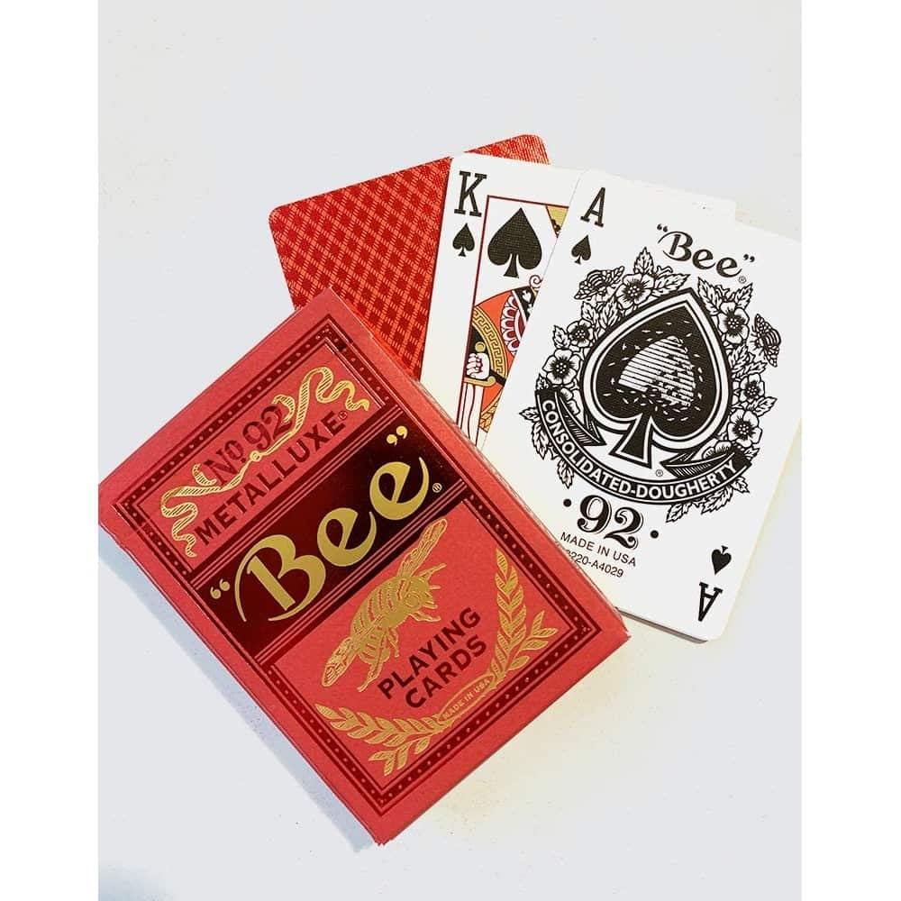 Bicycle Bee Metalluxe Red - Játszma.ro - A maradandó élmények boltja