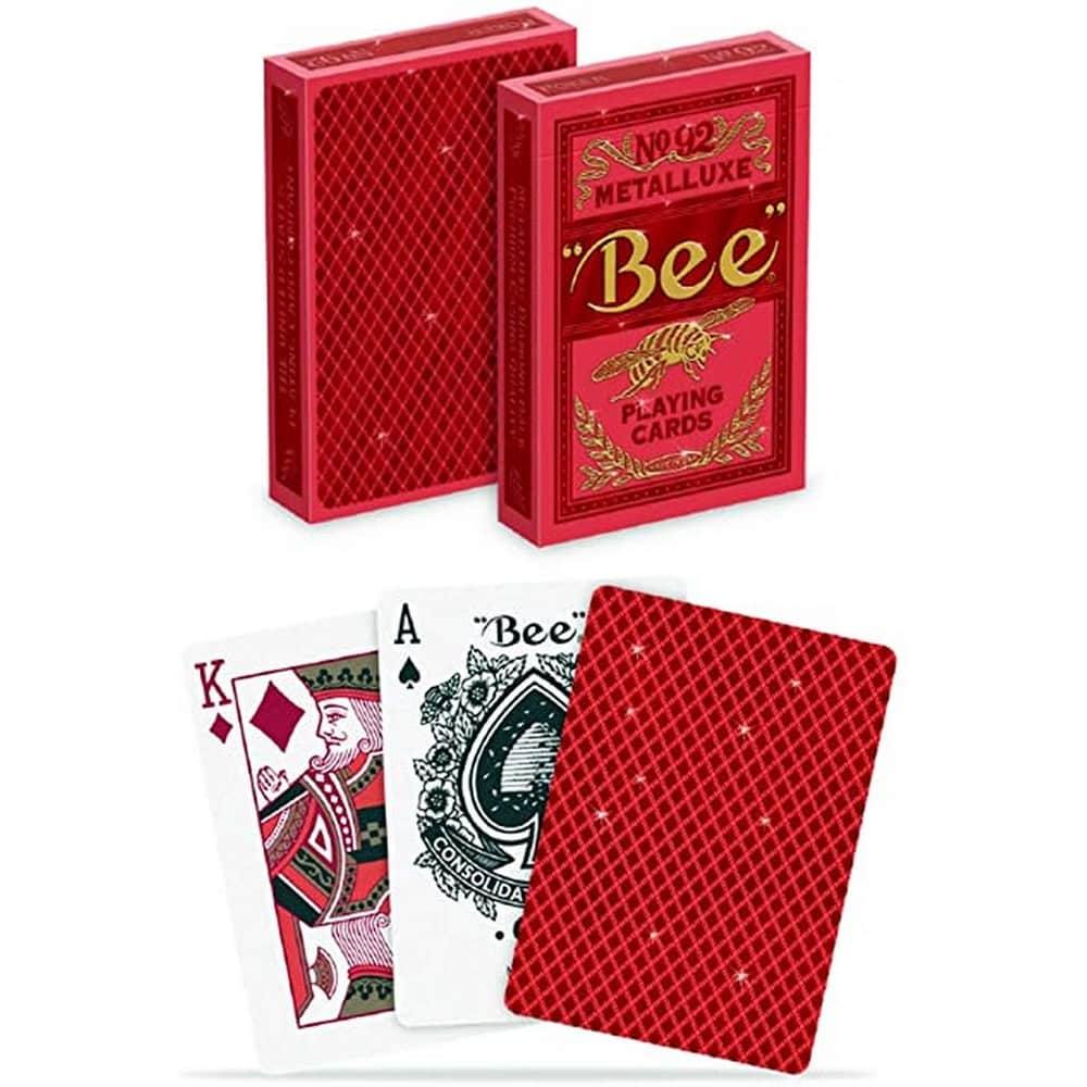Bicycle Bee Metalluxe Red - Játszma.ro - A maradandó élmények boltja