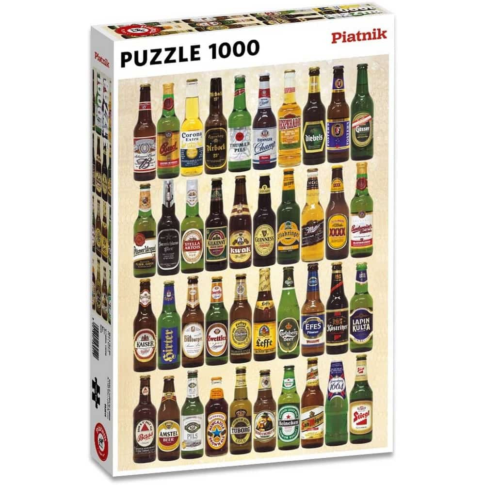 1000 darabos Sörös üvegek puzzle