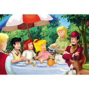 Schmidt puzzle: Bibi & Tina 2 x 100 darabos és 2 x 150 darabos készlet + Bónusz: fém láda