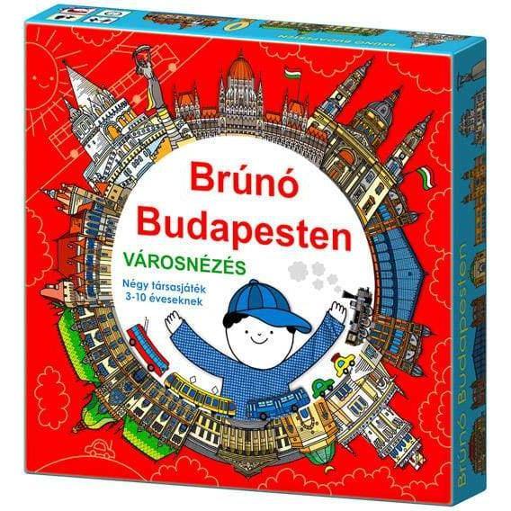 Bruno Budapesten Városnézés magyar nyelvű társasjáték