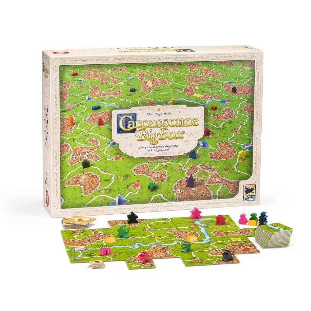 Carcassonne Big Box (2022-es kiadás) magyar nyelvű társasjáték