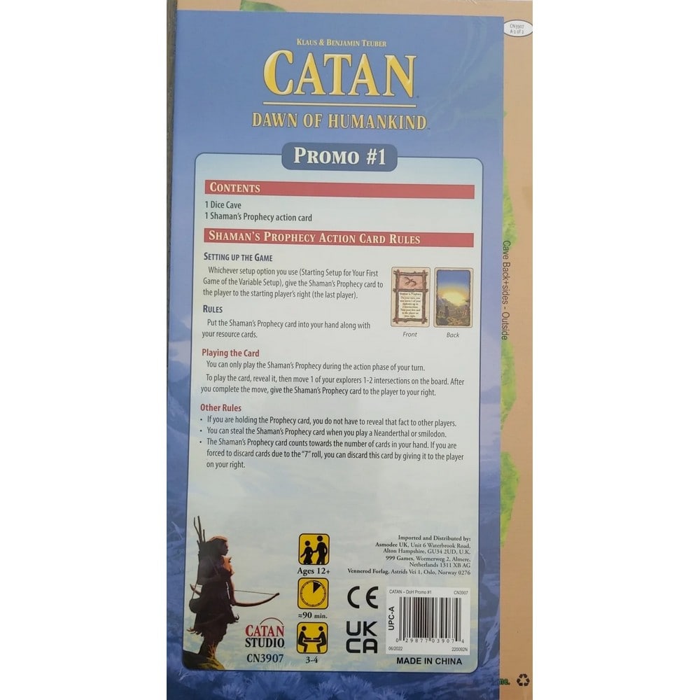 Catan: Dawn of Humankind Promo #1 (kockatorony) angol nyelvű kiegészítő