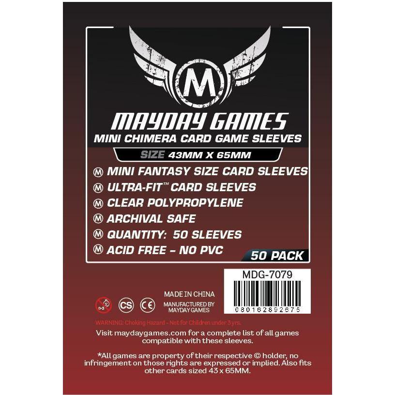 Mayday Chimera mini Premium kártyavédő (50 db) 43mm x 65mm-Mayday-1-Játszma.ro - A maradandó élmények boltja