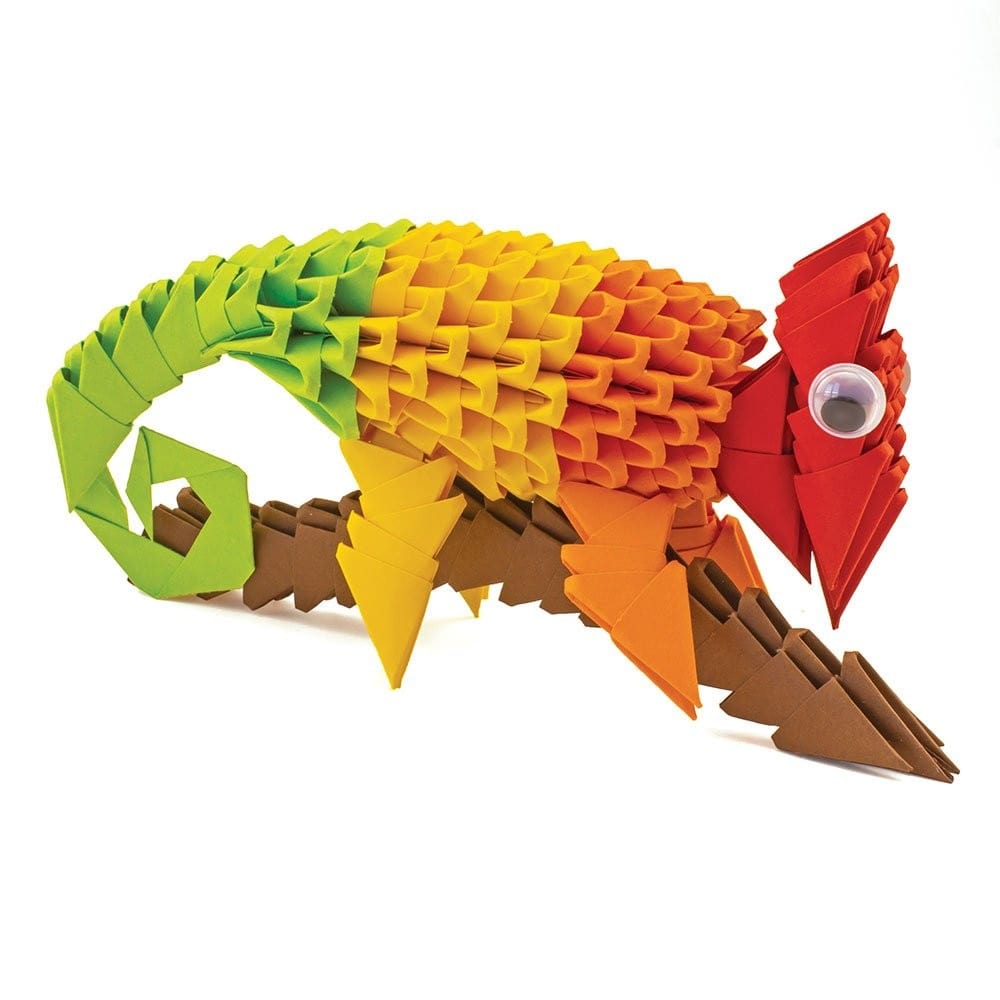 Creagami - 3D origami készlet, Kaméleon