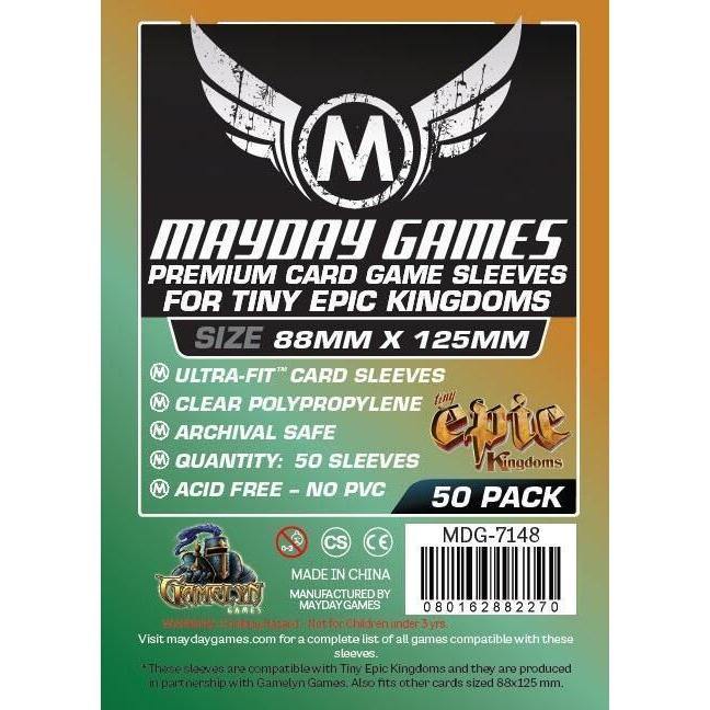 Mayday Custom Tiny Epic Premium kártyavédő (50 db) 88mm x 125mm-Mayday-1-Játszma.ro - A maradandó élmények boltja