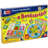 Játszva ismerjük meg a bevásárlást joc de societate în limba maghiară