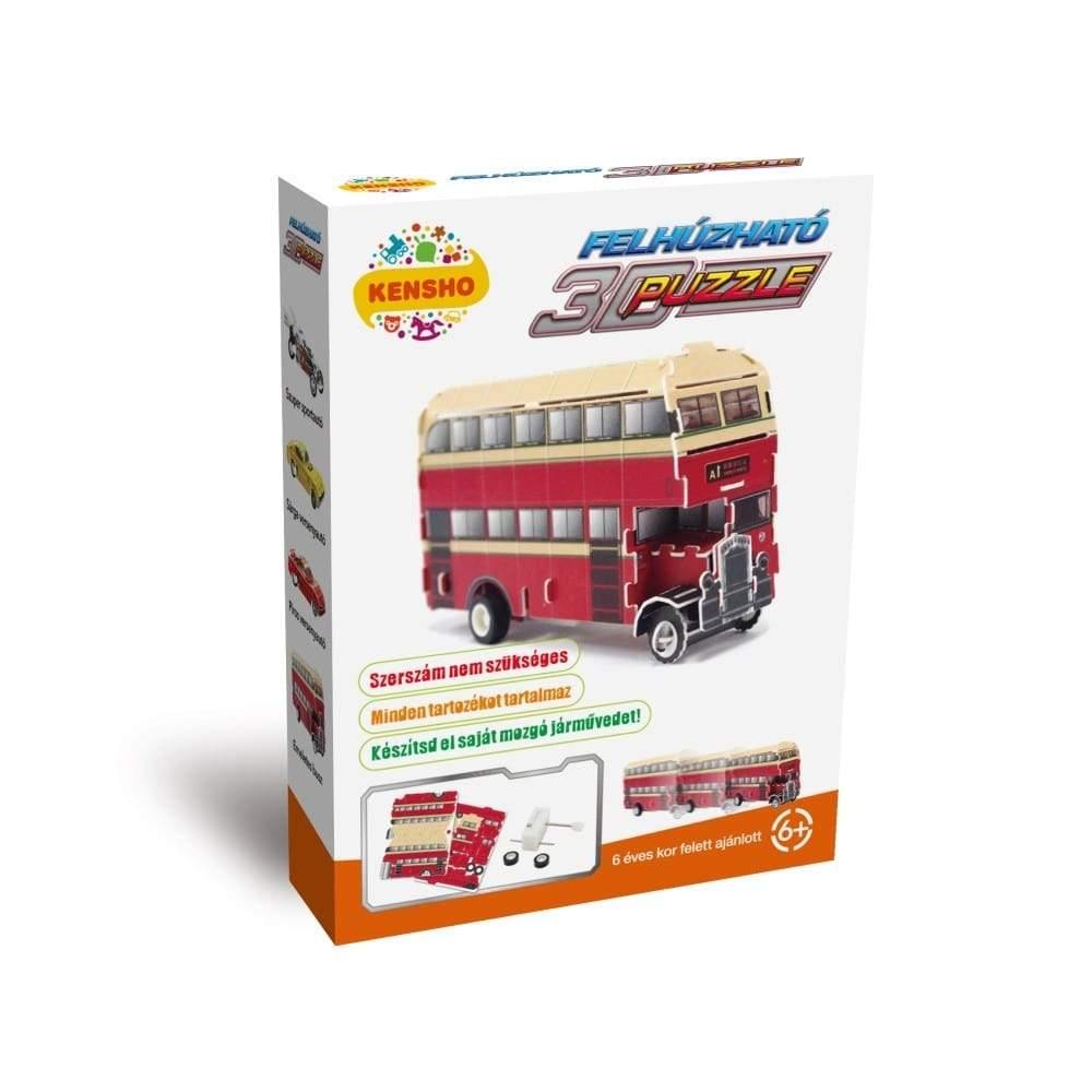 Felhúzható 3D puzzle - Emeletes busz-Hope Winning-2-Játszma.ro - A maradandó élmények boltja