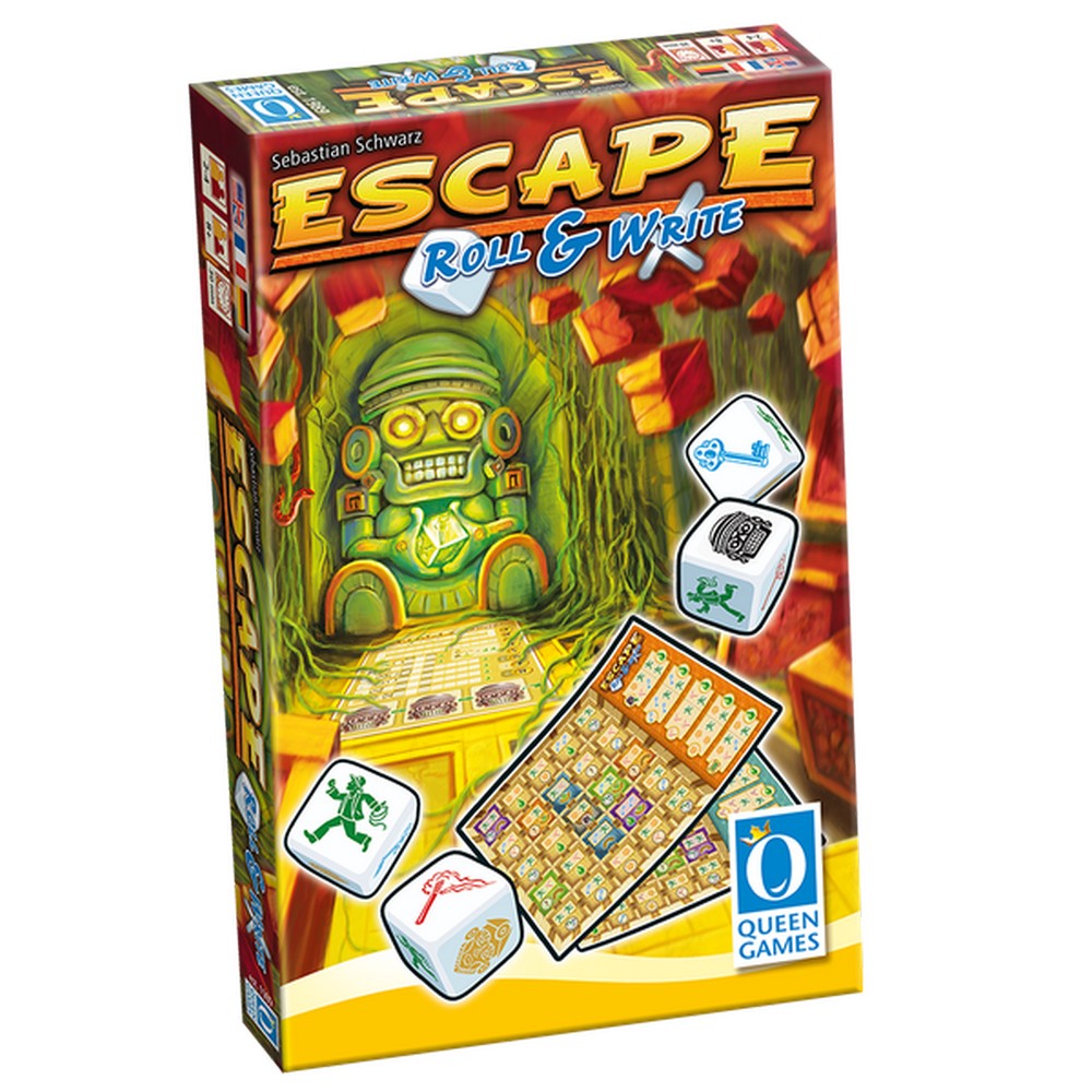 Escape Roll & Write -Angol nyelvű társasjáték