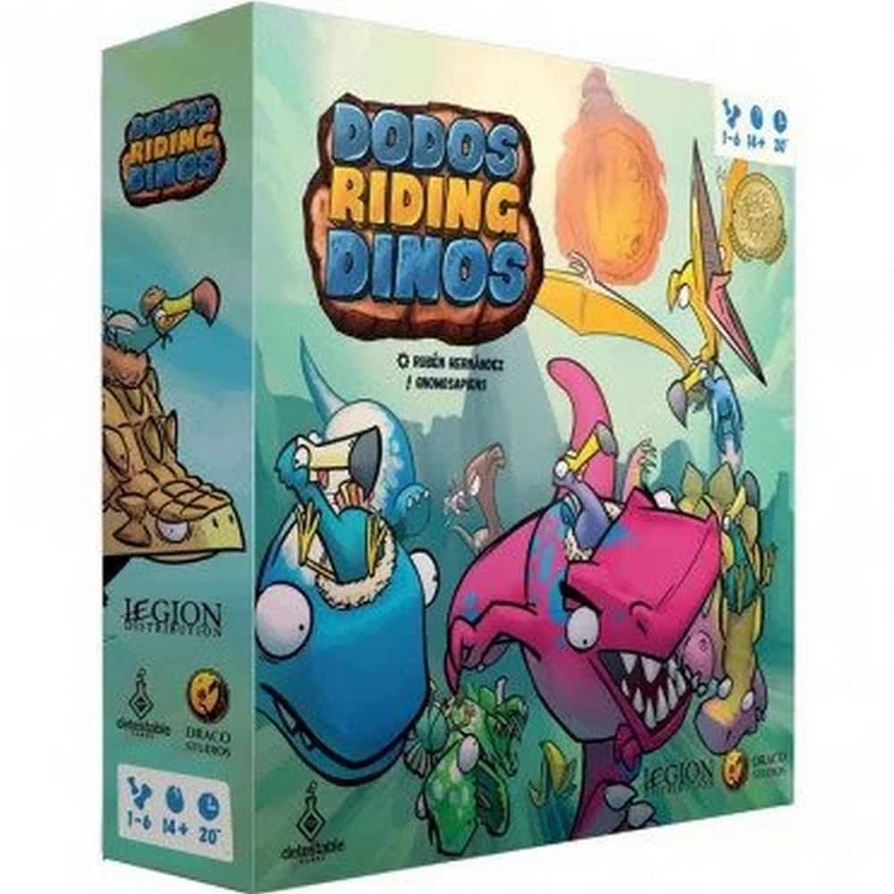 Dodos Riding Dinos -Angol nyelvű társasjáték