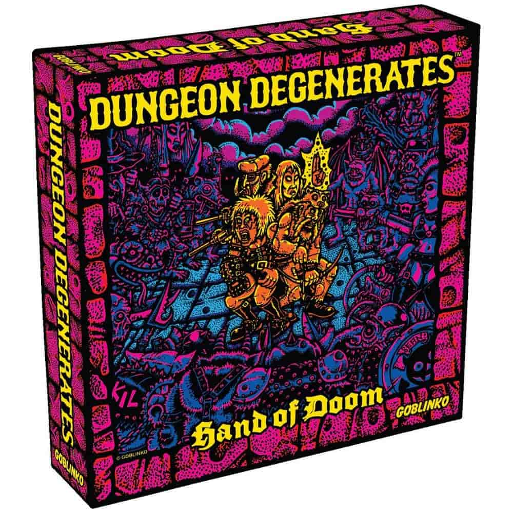 Dungeon Degenerates: Hand of Doom angol nyelvű társasjáték