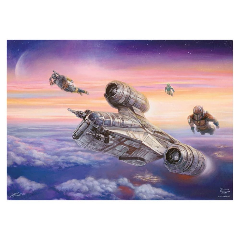 1000 darabos puzzle, Thomas Kinkade Star Wars - Mandalorian