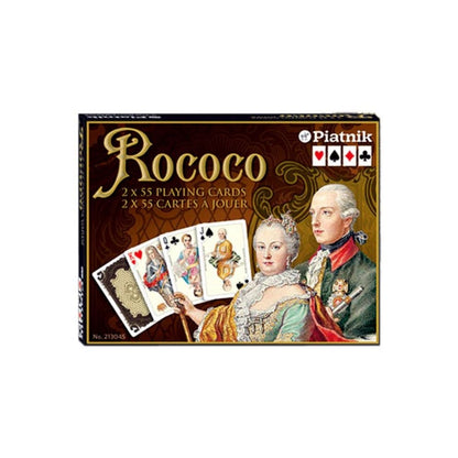 Francia kártya 2x55-ös készlet - Rococo