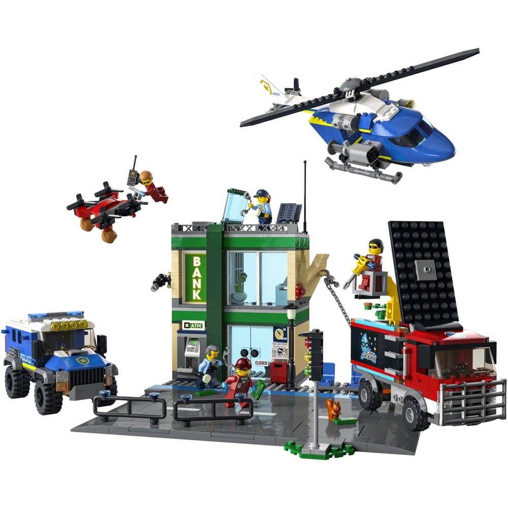 LEGO City Rendőrségi üldözés a banknál 60317 915 darabos