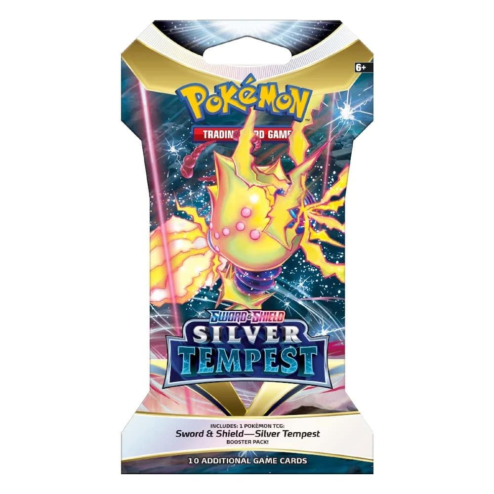 Pokemon TCG: Sword & Shield - Silver Tempest Booster Pack 10 cards