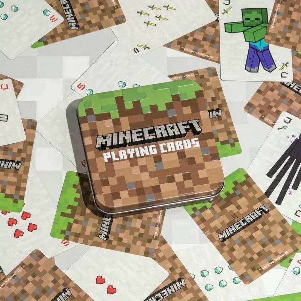 Minecraft kártyák fémdobozban-Paladone-2-Játszma.ro - A maradandó élmények boltja