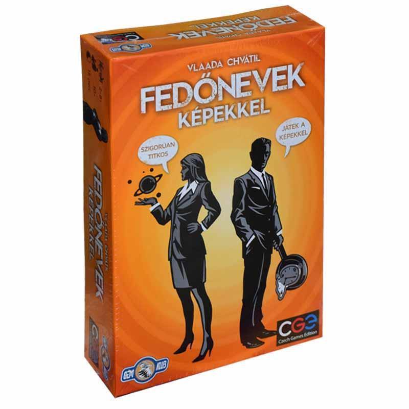 Fedőnevek képekkel, magyar nyelvű társasjáték