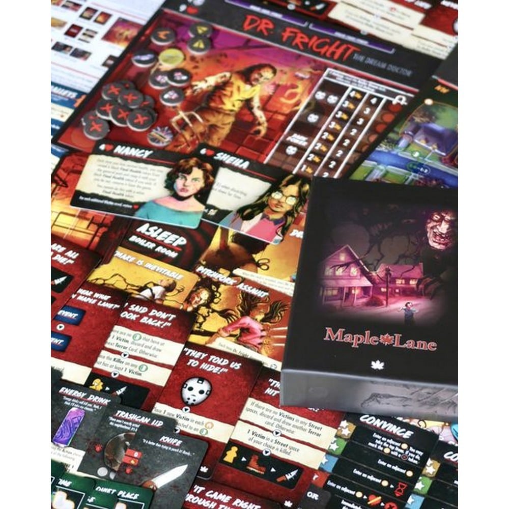 Final Girl: Frightmare on Maple Lane angol nyelvű társasjáték