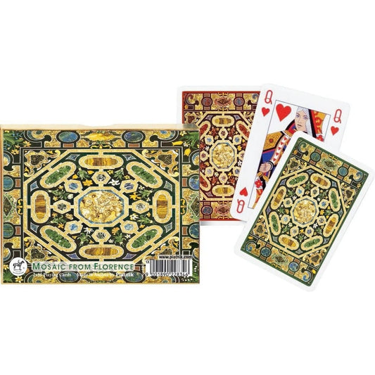 Francia kártya 2x55-ös készlet - Firenzei Mozaik