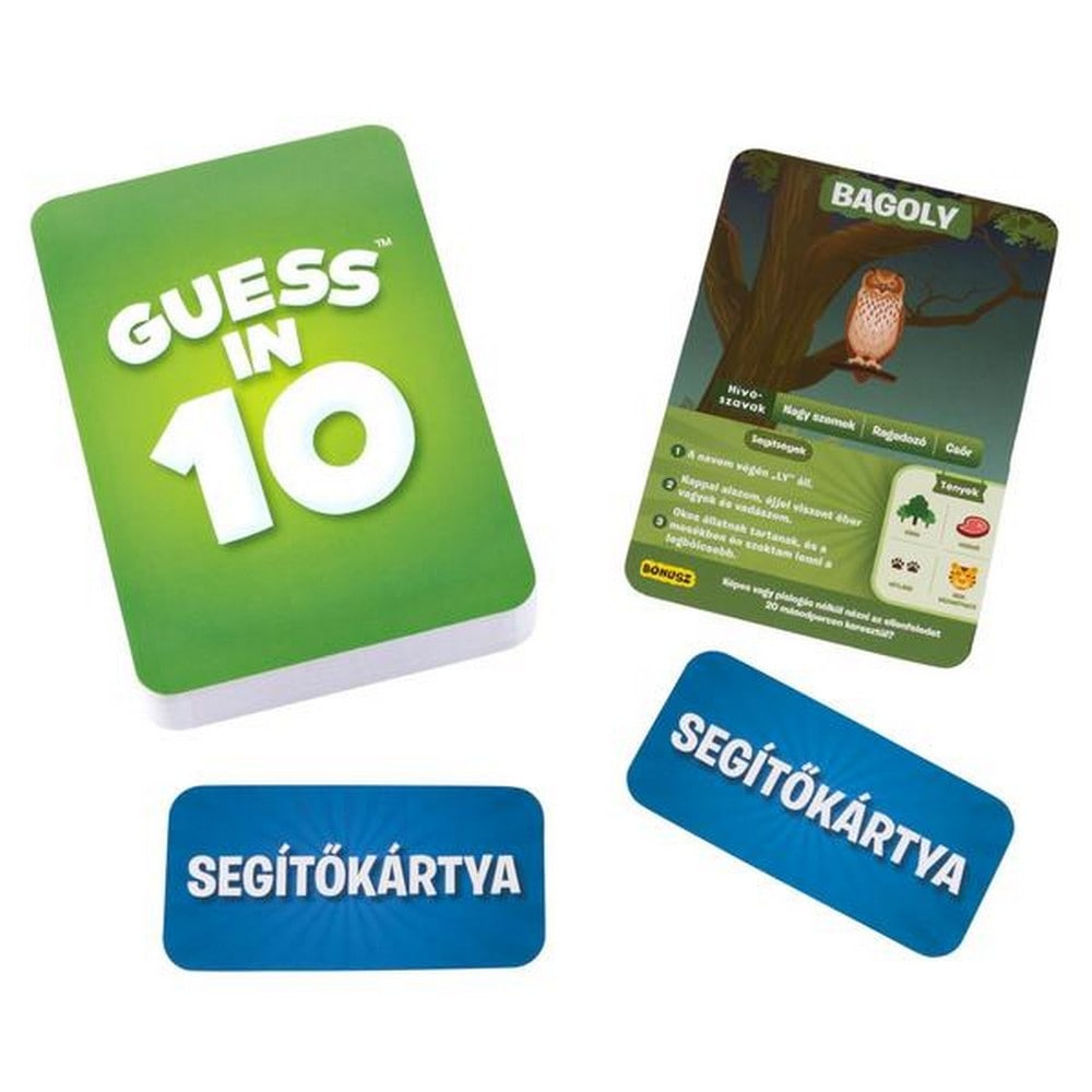 Guess in 10 - Állatvilág magyar nyelvű társasjáték