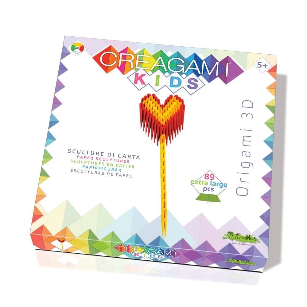 Creagami Kids - 3D origami készlet, Szív